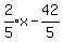 expr%282%2F5%29x-expr%2842%2F5%29