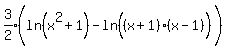 expr%283%2F2%29%28ln%28x%5E2%2B1%29%5E%22%22-ln%28%28x%2B1%29%5E%22%22%28x-1%29%29%29