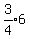 expr%283%2F4%29%2A6