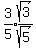 expr%283%2F5%29expr%28sqrt%283%29%2Fsqrt%285%29%29
