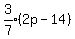 expr%283%2F7%29%282p-14%29