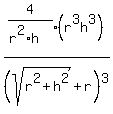 expr%284%2F%28r%5E2%2Ah%29%29+%28r%5E3h%5E3%29%2F%28sqrt%28r%5E2%2Bh%5E2%29%2Br%29%5E3