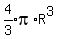 expr%284%2F3%29%2Api%2AR%5E3