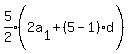 expr%285%2F2%29%282a%5B1%5D%5E%22%22+%2B+%285-1%29d%29