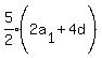 expr%285%2F2%29%282a%5B1%5D%5E%22%22+%2B+4d%29