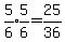 expr%285%2F6%29%2Aexpr%285%2F6%29+=+25%2F36