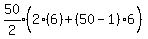 expr%2850%2F2%29%282%286%29%5E%22%22%2B%2850-1%296%29