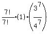 expr%287%21%2F%287%21%29%29%281%29%2A%283%5E7%2F4%5E7%29