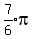 expr%287%2F6%29pi