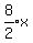expr%288%2F2%29x