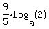 expr%289%2F5%29%2Alog%28a%2C%282%29%29