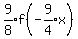 expr%289%2F8%29%2Af%28-expr%289%2F4%29x%29