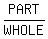 expr%28PART%2FWHOLE%29