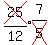 expr%28cross%2825%29%2F12%29%2Aexpr%287%2Fcross%285%29%29