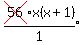 expr%28cross%2856%29x%28x%2B1%29%2F1%29%2A%22%22