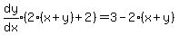 expr%28dy%2Fdx%29%282%28x%2By%29%2B2%29=+3-2%28x%2By%29