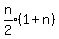 expr%28n%2F2%29%281%2Bn%29