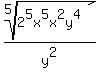 expr%28root%285%2C+2%5E5x%5E5x%5E2y%5E4%29%2Fy%5E2%29