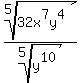 expr%28root%285%2C+32x%5E7y%5E4%29%2Froot%285%2Cy%5E10%29%29