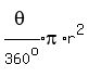 expr%28theta%5E%22%22%2F360%5Eo%29%2Api%2Ar%5E2