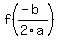 f%28%28-b%29%2F2a%29