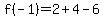 f%28-1%29=%2B2%2B4-6