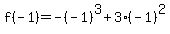 f%28-1%29=-%28-1%29%5E3%2B3%28-1%29%5E2