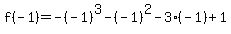 f%28-1%29=-%28-1%29%5E3-%28-1%29%5E2-3%28-1%29%2B1