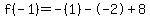 f%28-1%29=-%281%29--2%2B8