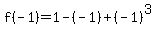 f%28-1%29=1-%28-1%29%2B%28-1%29%5E3