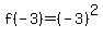 f%28-3%29=%28-3%29%5E2