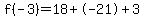 f%28-3%29=%2B18%2B-21%2B3