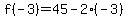 \"f%28-3%29=45-2%28-3%29\"