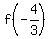 f%28-4%2F3%29
