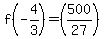 f%28-4%2F3%29=%28500%2F27%29