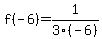 f%28-6%29=1%2F3%28-6%29