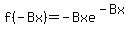 f%28-Bx%29+=+-Bxe%5E%28-Bx%29