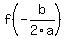 f%28-b%2F2a%29