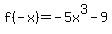 f%28-x%29=-5x%5E3-9