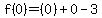 f%280%29=%280%29%2B0-3