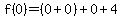 f%280%29=%280%2B0%29%2B0%2B4