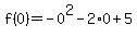 f%280%29=-0%5E2-2%2A0%2B5