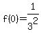 f%280%29=1%2F3%5E2
