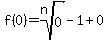 f%280%29+=+root%28n%2C0%29-1%2B0