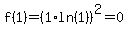 f%281%29=%281%2Aln%281%29%29%5E2=0