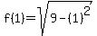 f%281%29=sqrt%289-%281%29%5E2%29