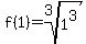 f%281%29+=+root%283%2C1%5E3%29