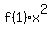 f%281%29x%5E2