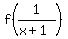 f%281%2F%28x%2B1%29%29