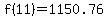 f%2811%29+=+1150.76